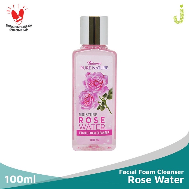 PROMO AUTUMN PURE NATURE FACIAL FOAM CLEANSER ROSE WATER 100ML