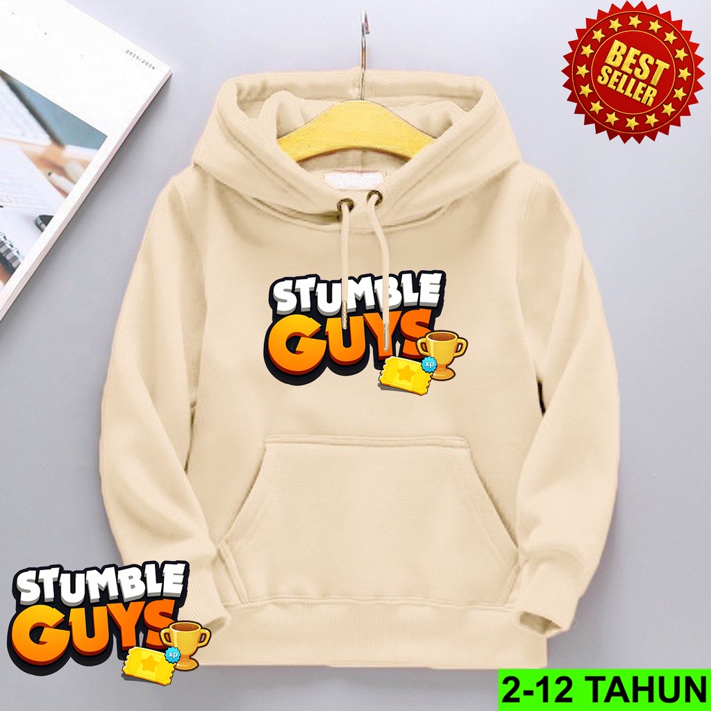 Hoodie Game Stumble Guys Anak Laki Laki Perempuan / Hodie Anak Usia 2 3 4 5 6 7 8 9 10 11 12 Tahun / Jaket Anak Cewek Cowok / Switer Distro Bisa Cod / Suiter Anak Terbaru / Sweeter Anak / Switer STUMBLE GUYS Anak