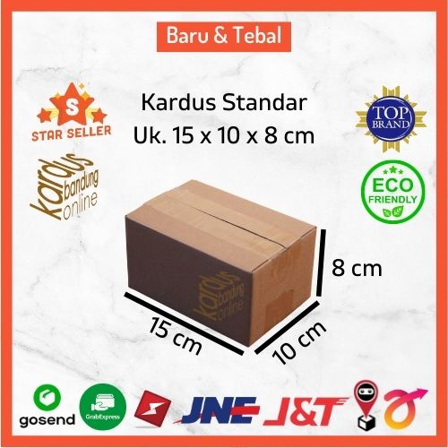 

Kardus Dus Kotak Packing Kecil Mini Gift Box Polos Uk. 15x10x8 BFlute Tebal 3 mm