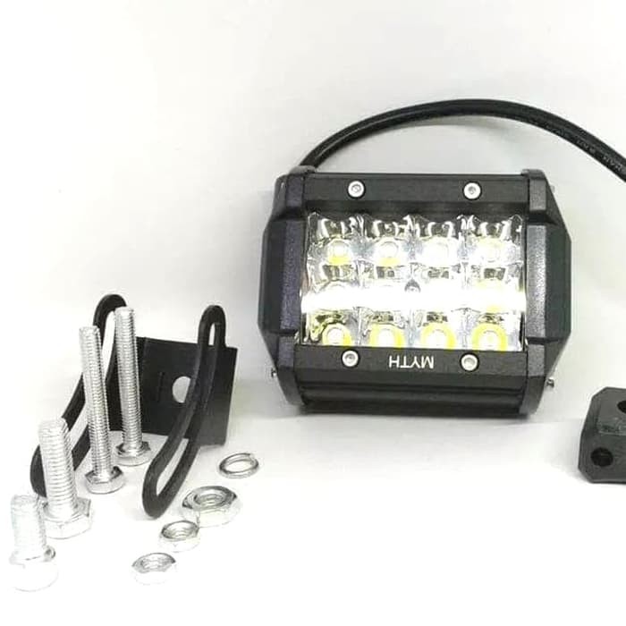 LAMPU SOROT TEMBAK KABUT LED CREE 12 TITIK 3 SUSUN GRADE A TERANG - LC12