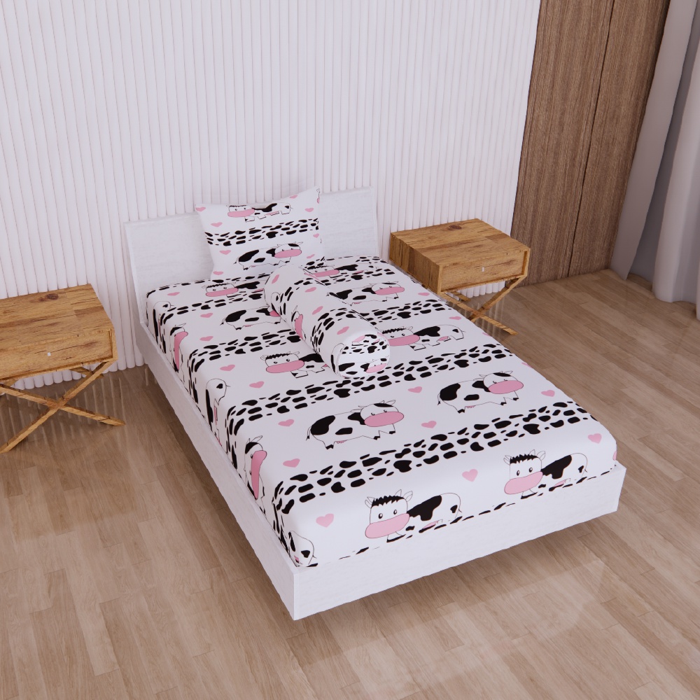 Adela Sprei Set MOOMOO T20 cm - Sprei Set Tanpa Bedcover