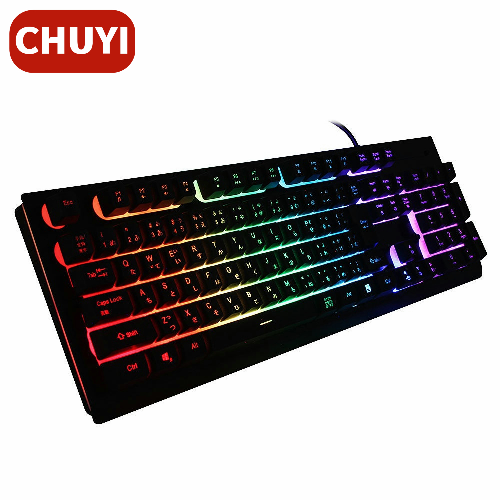 G081 Keyboard Gaming Mekanik Kabel USB Dengan Backlight Led