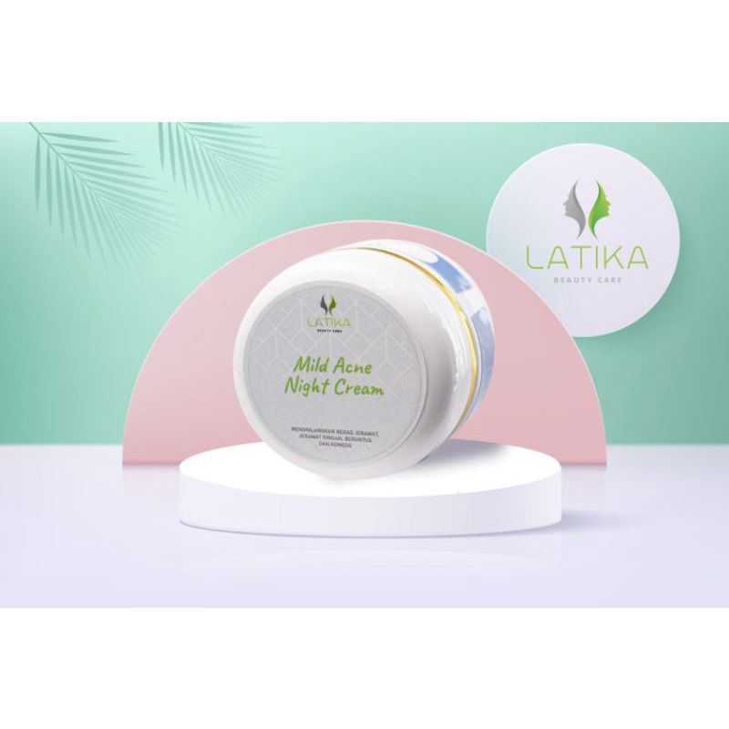 Latika- Cream Malam Basic Acne latika