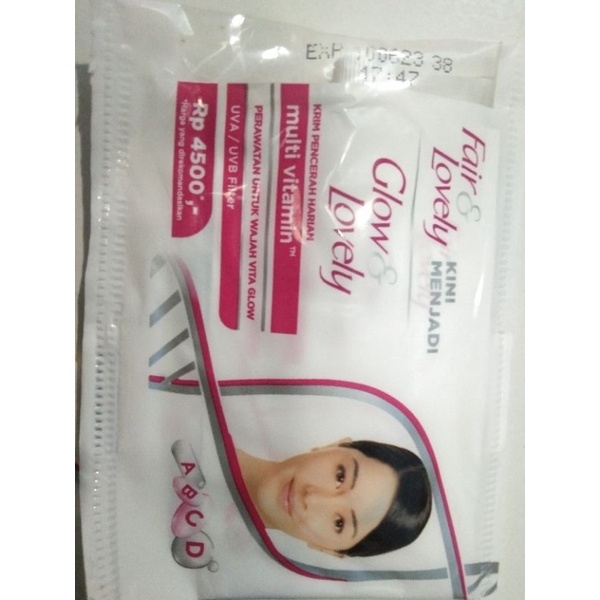 Fair & Lovely/Glow & Lovely Sachet