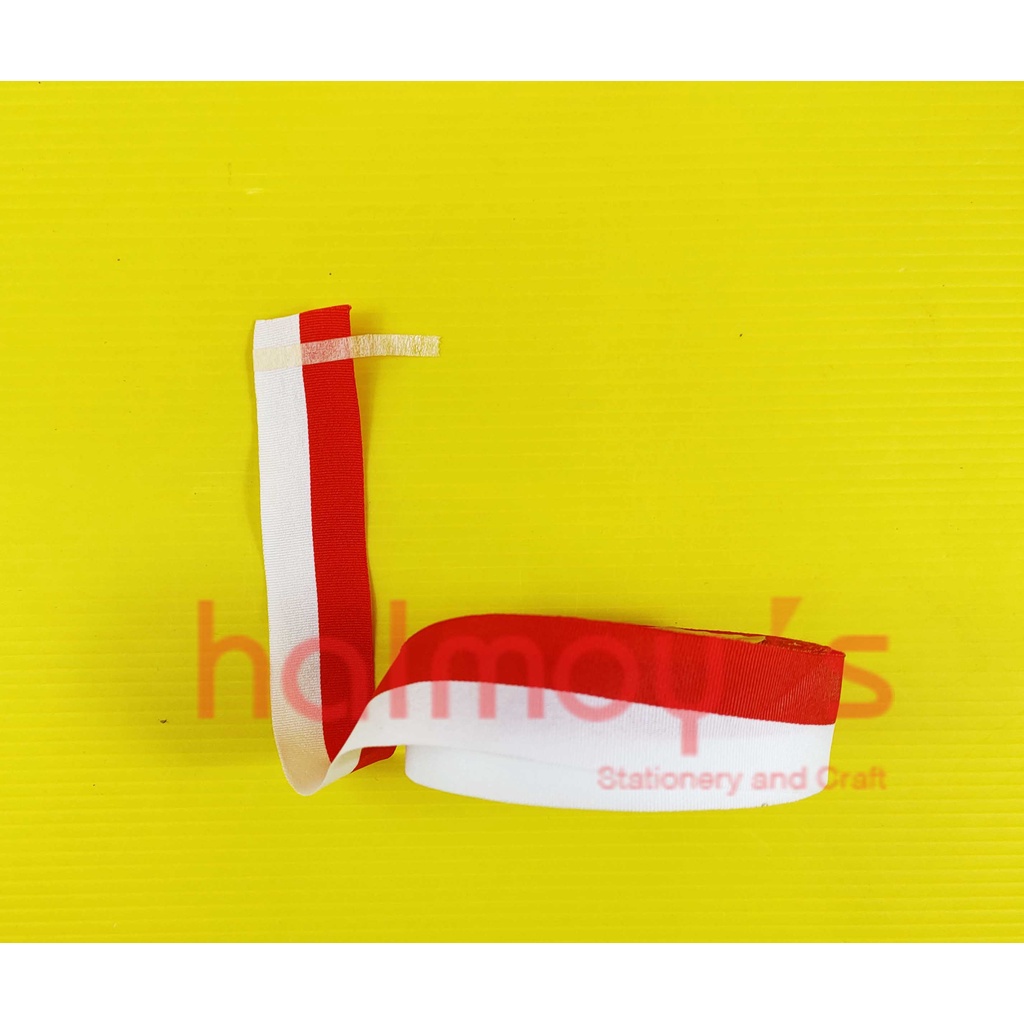 

PITA SATIN KAIN 1 iNCI 24 MM WARNA MERAH PUTIH