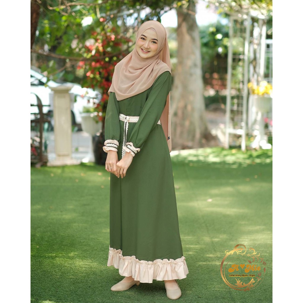  Amie Collection Hijab Style Aziara Dress  2 Varian 