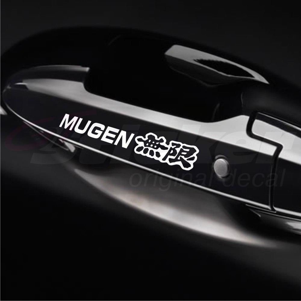 Stiker Handel Pintu Mobil Mugen Handel Pintu Mobil  sticker mugen power handle mugen