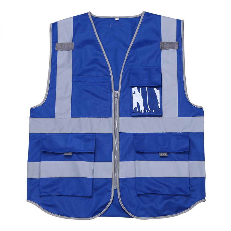 blue safety vest