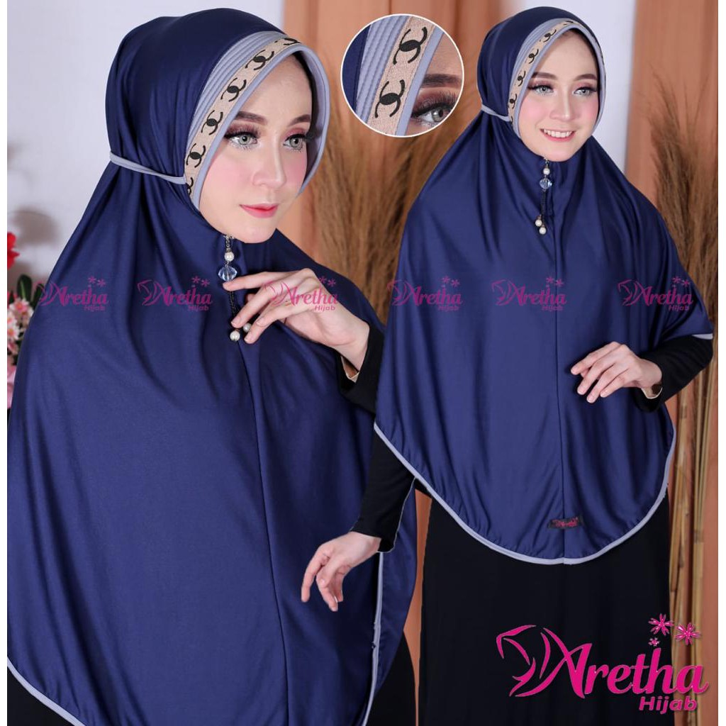 HIJAB INSTANT JUMBO CHANEL ORIGINAL ARETHA