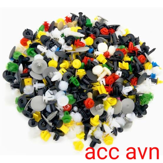 Baut Rivet Mobil Universal Warna Warni 200pcs