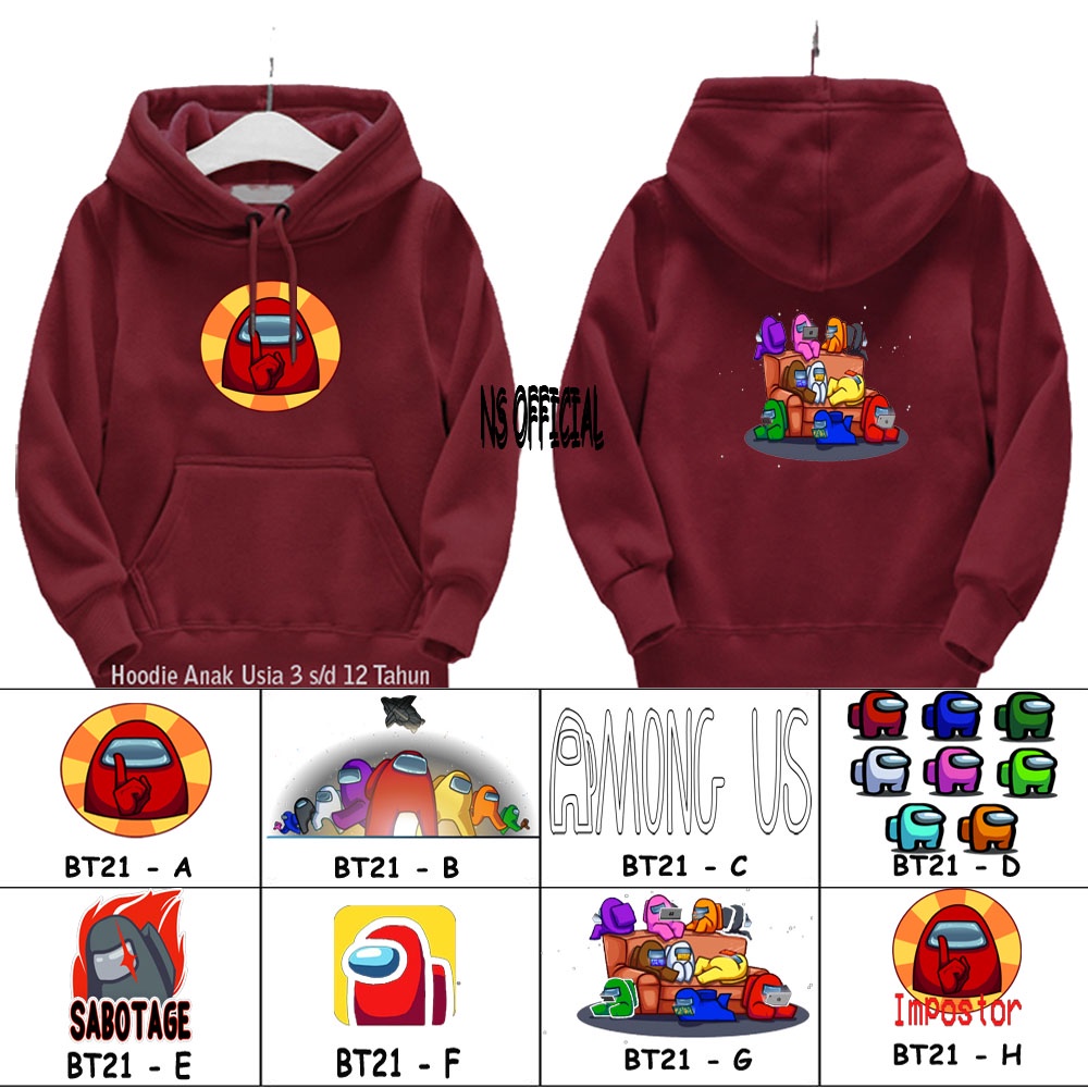 Hoodie Among Us Sweater Among Us Jaket Among Us Anak Jaket Among Us Anak