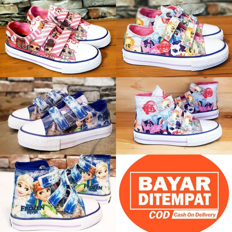 SEPATU ANAK CONVERSE / SEPATU ANAK CONVERSE MOTIF / SEPATU ANAK CONVERSE KARAKTER