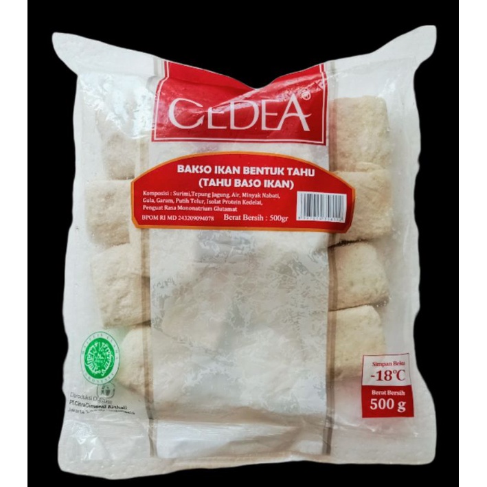 

CEDEA TAHU BASO IKAN 500GR