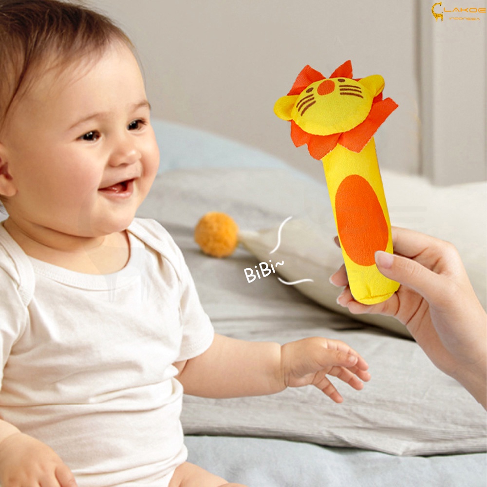 LAKOE Mainan Tangan Bayi Bunyi Baby Hand Rattle Toy Stick