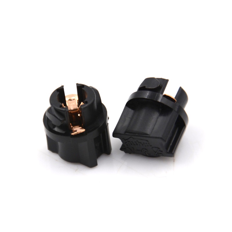 &lt; E2id &amp; &gt; 10Pcs T5 Soket Twist Lock Untuk Lampu Bohlam Dashboard Mobil