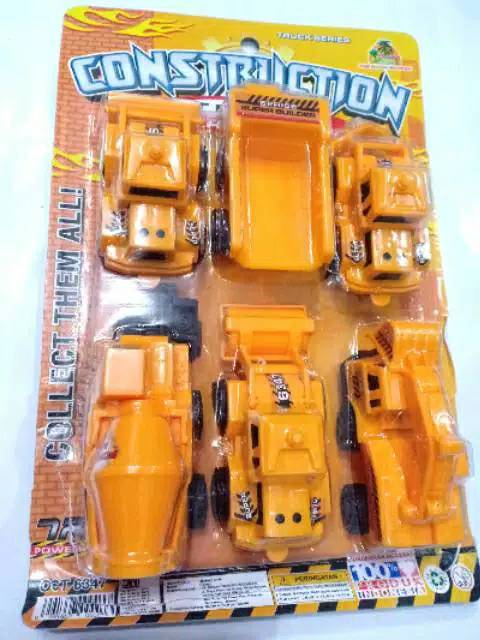 sofi.id MAINAN MOBIL KONSTRIUKSI 6 PCS YELLOW
