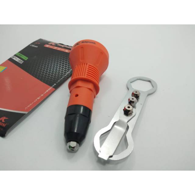 TANG ELECTRIC RIVET GUN 7&quot; K-6799 KAPUSI/ELECTRIC RIVETER/KAPUSI ADAPTOR TANG RIVET MESIN BOR - RIPET GUN ELEKTRIK ADAPTER