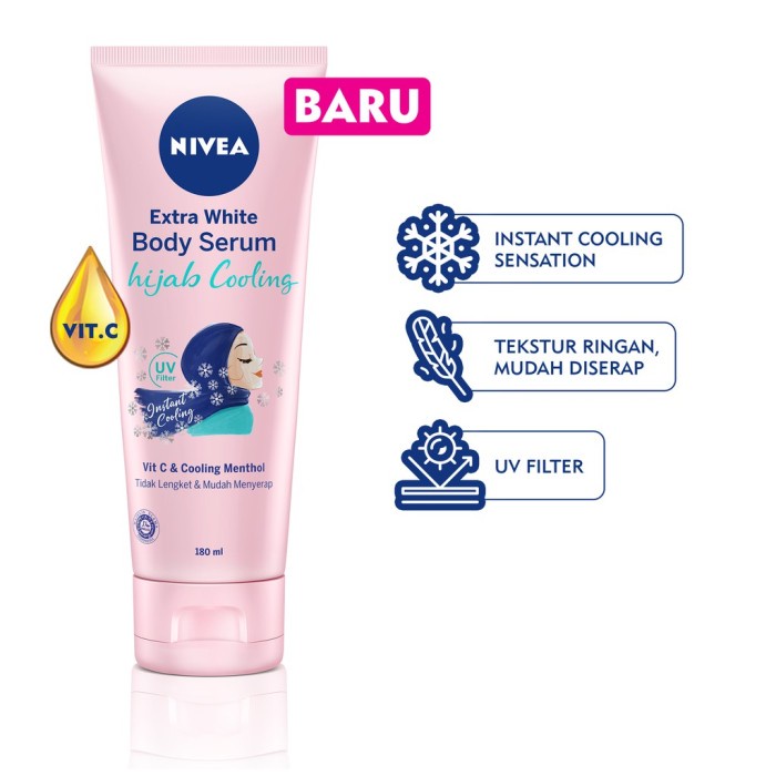 Nivea Hijab Whitening Body Serum 180 mL