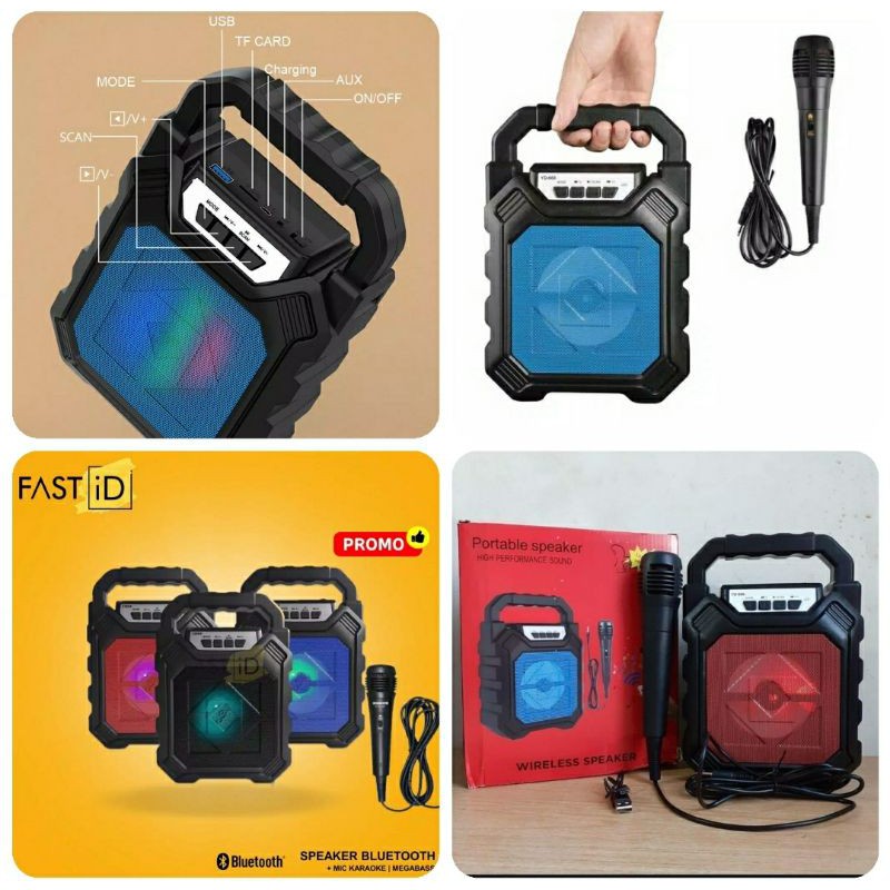 Speaker Bluetooth + mic tipe JDJ 668