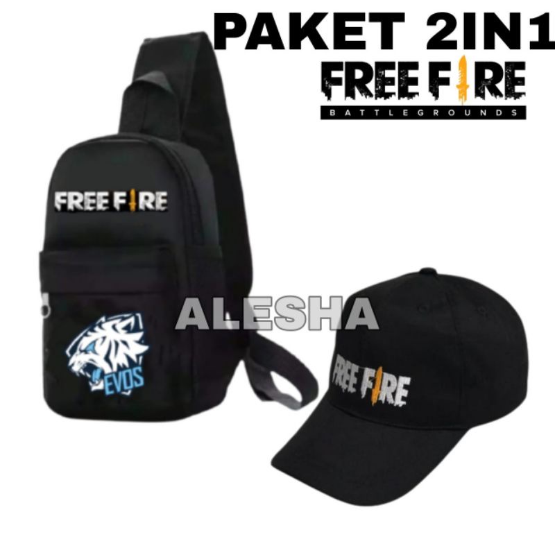 WAISTBAG ANAK,TAS SLEMPANG 2IN1 TOPI BORDIR/ GRATIS TOPI