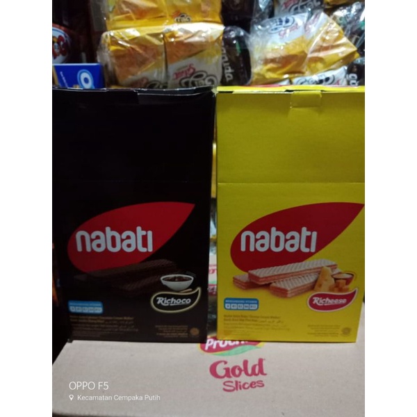 Wafer Nabati keju / coklat ( 20 × 7gr )