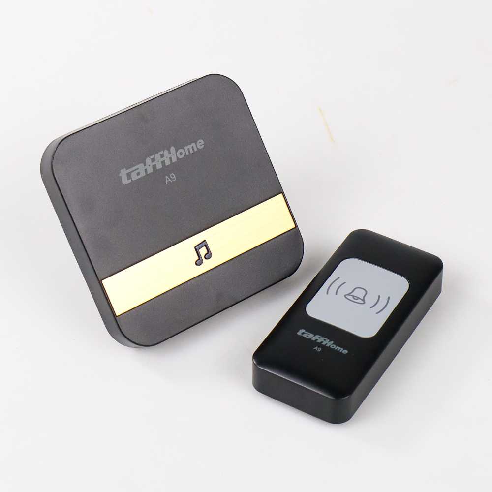 TaffHOME Bell Pintu Wireless Doorbell Waterproof 1 Receiver