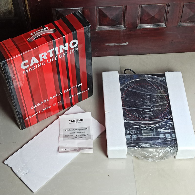 Kompor Listrik Cartino BNIB Digital LED LOW WATT CASABLANCA EDITION