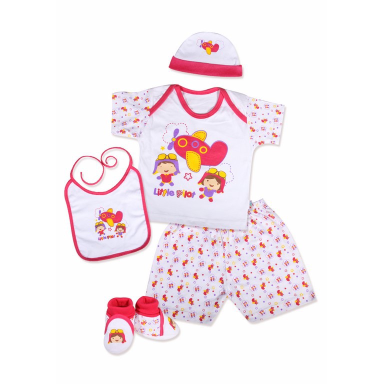 Kiddy Baju Set Bayi / Baby Gift Set Lucu Kiddy Free Kertas Kado Dan Ucapan