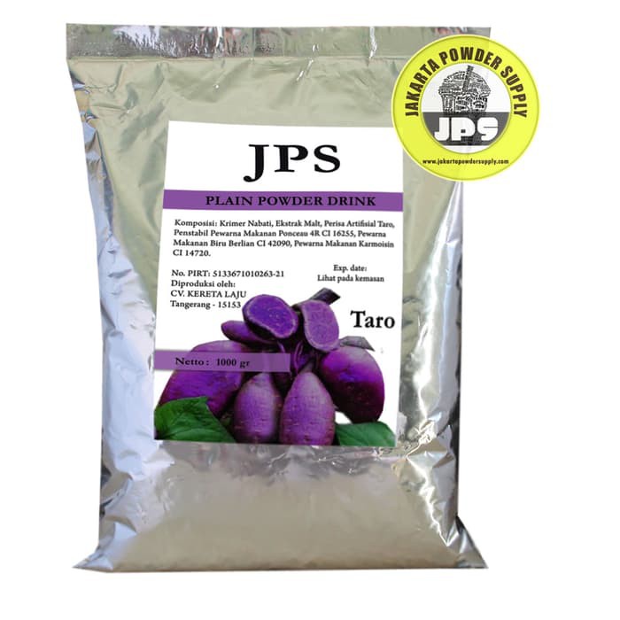 

Bubuk Minuman Tanpa Gula/Plain Rasa Taro 1 Kg