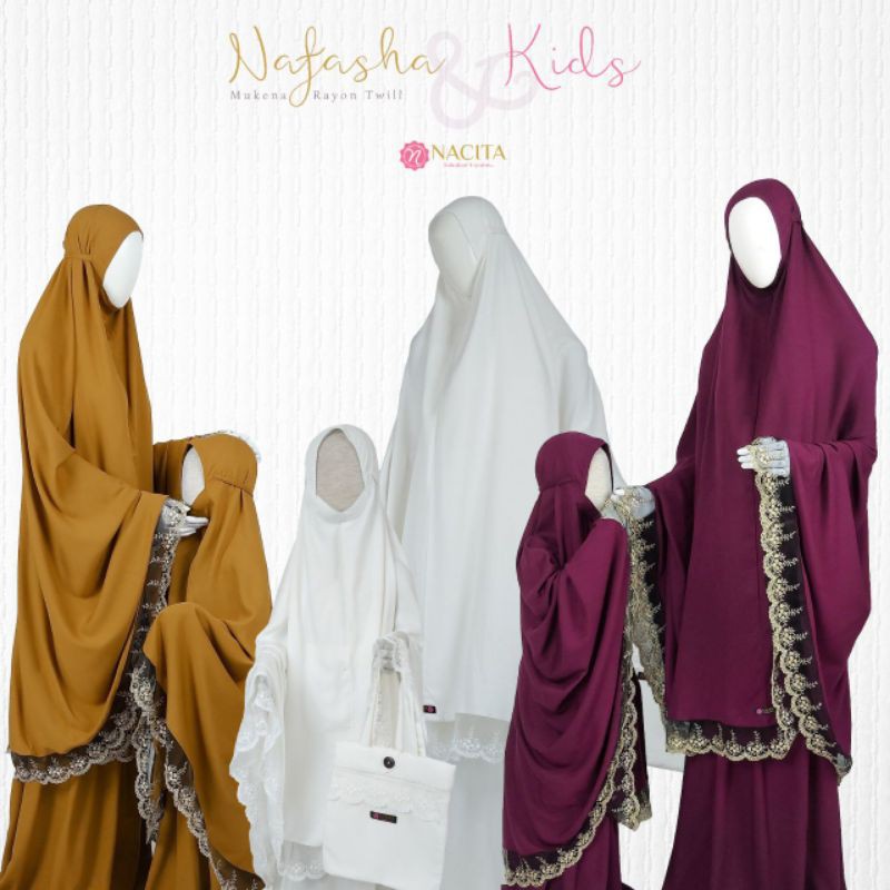 mukena Rayon Twill  Nafasha Nacita