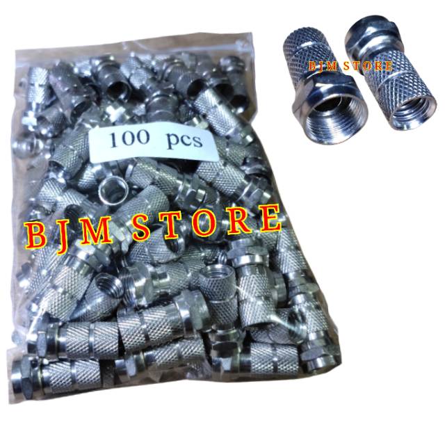 Drat F Connector RG6 - KONEKTOR RG6 Tebal Kualitas Bagus