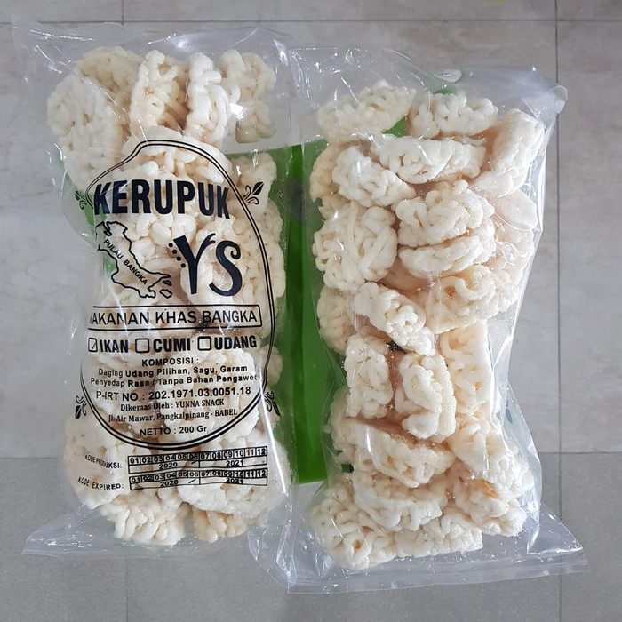 

kerupuk ikan super merk ys