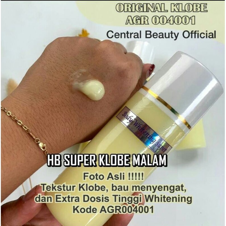 HB Klobe++++ Original. Siang + Malam + Toner + sabun