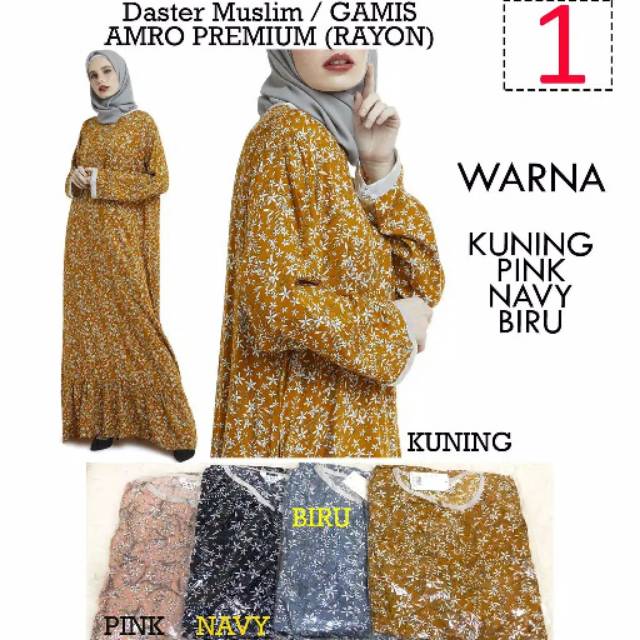 Gamis Amro premium rayon