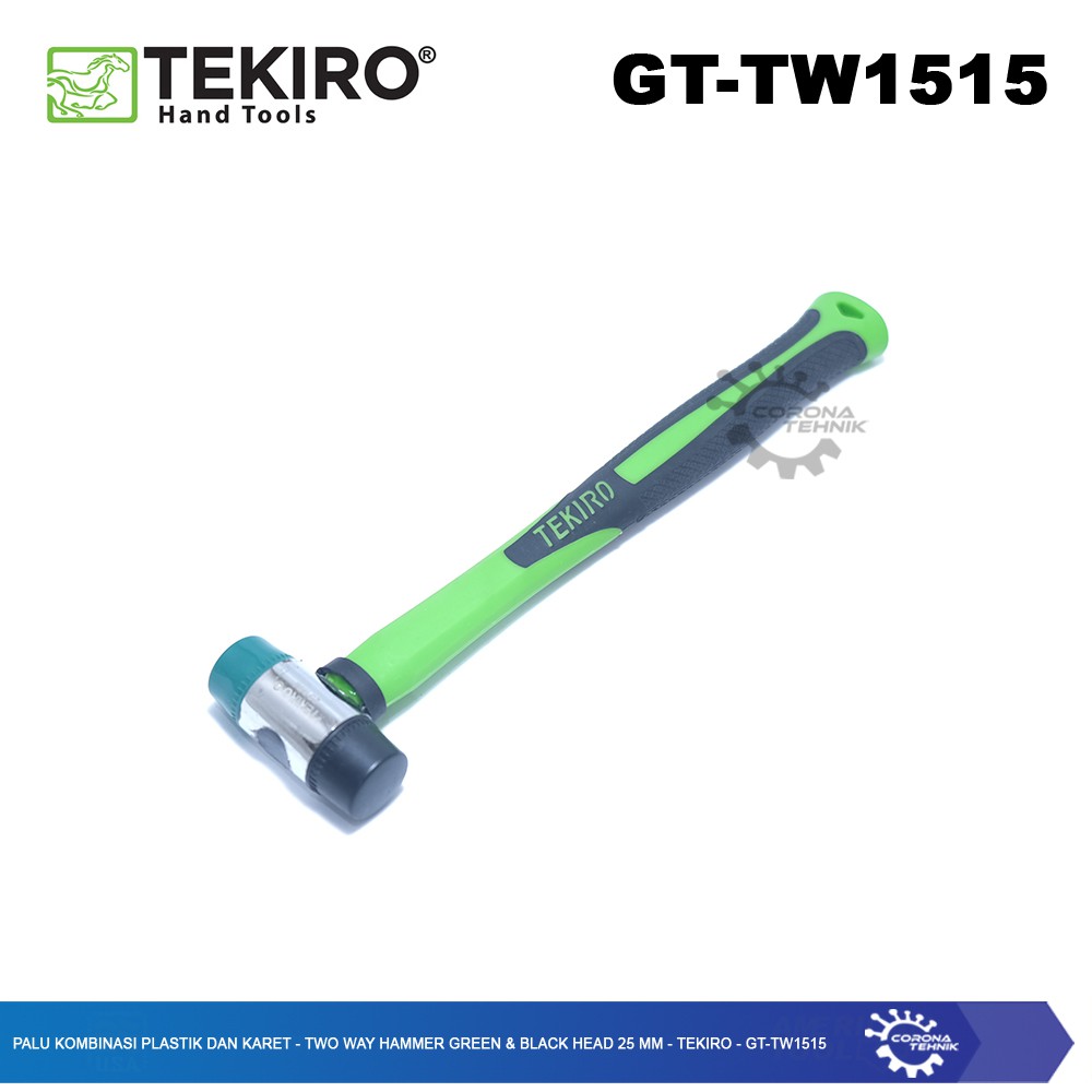 GT-TW1515 - Palu Kombinasi Plastik dan Karet - Two Way 25 mm - Tekiro