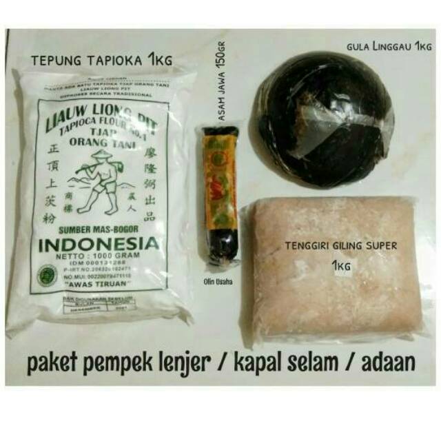 

Paket membuat pempek ikan tengiri