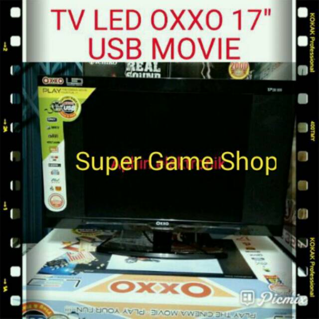 TV LED OXXO 17 INCH "USB MOVIE".