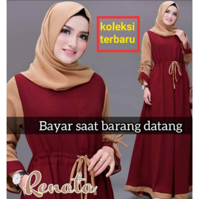 GAMIS BALOTELLI RENATA/DRESS MUSLIMAH TERKINI/DASTER WANITA REMAJA KEKINIAN