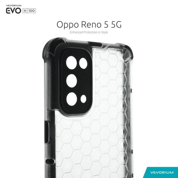 Vevorium Evo H100 Oppo Reno5 5G 4G Reno 5 Hybrid Hard Case Soft Case
