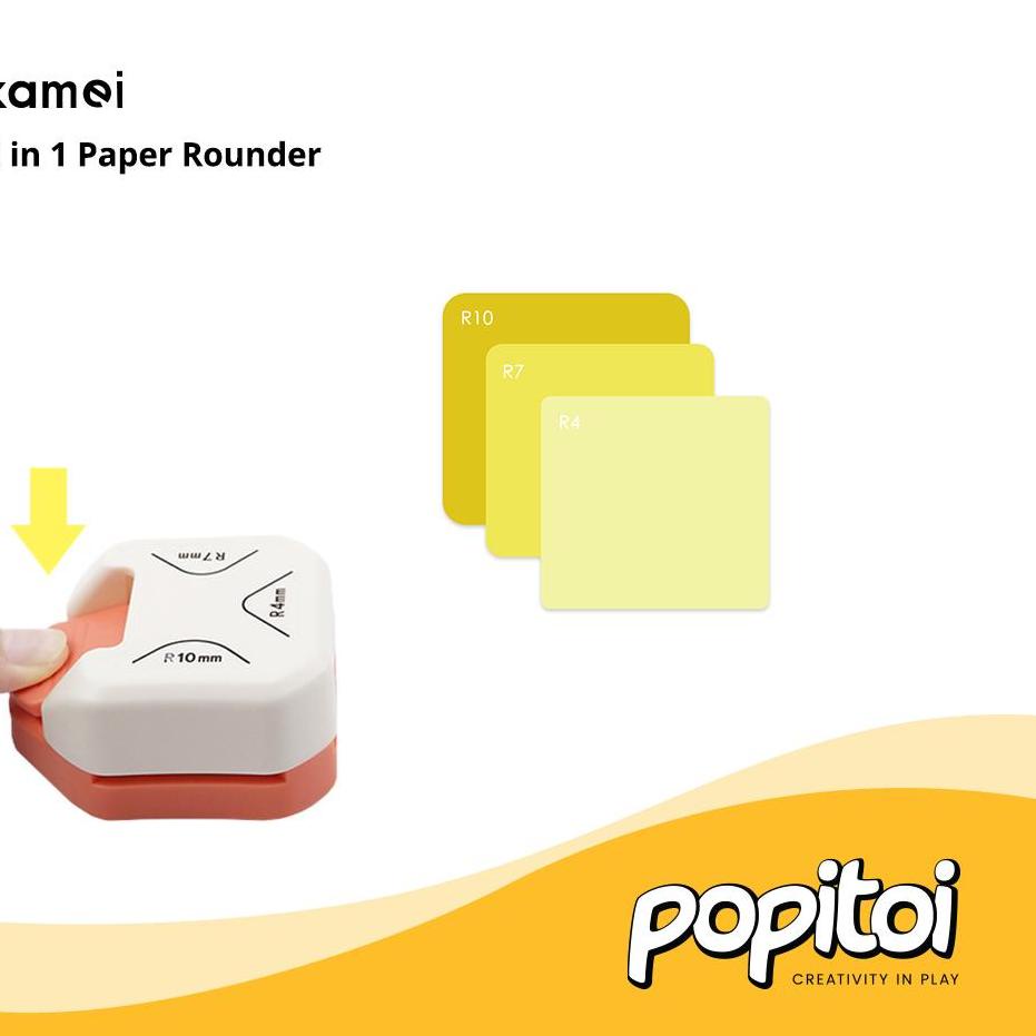 

Update - Kamei 3 in 1 Paper Corner Puncher Rounder alat lengkungan sudut kertas kadomaru ~