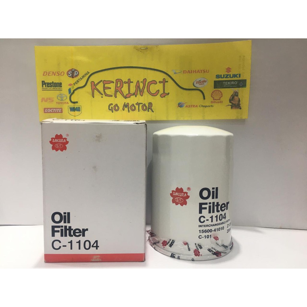 FILTER OLI C-1104 SAKURA - FILTER OLI KIJANG DIESEL SAKURA C1104