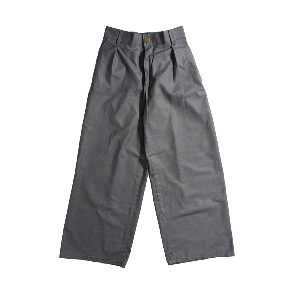 REINA CULOTTE PANTS | Celana Wanita | Culotte Pants | Celana Kulot Wanita-GREY