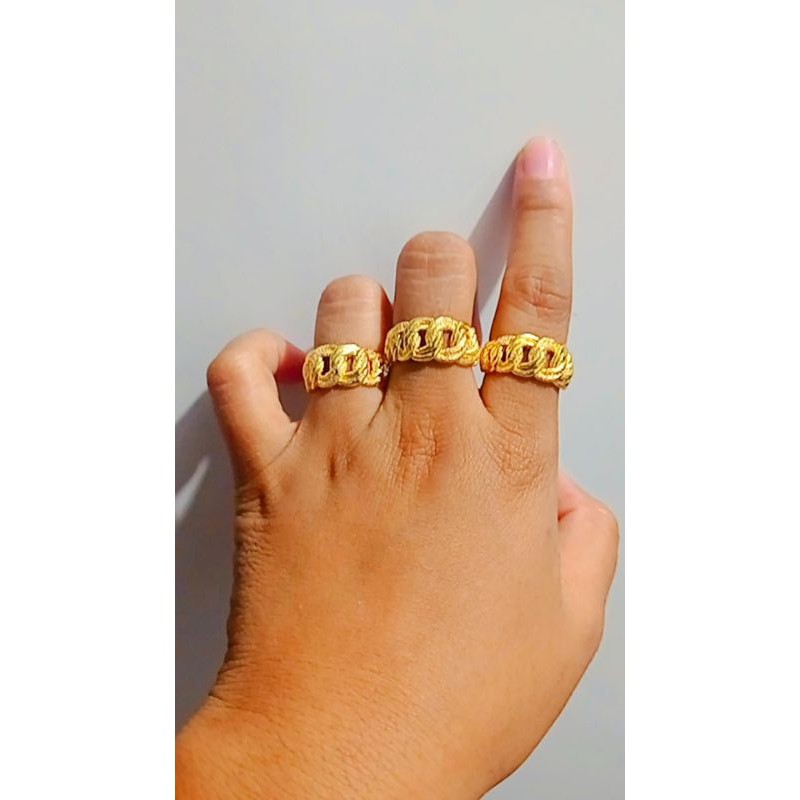 cincin Herlin replika mas model baru yg lagi booming ditoko mas