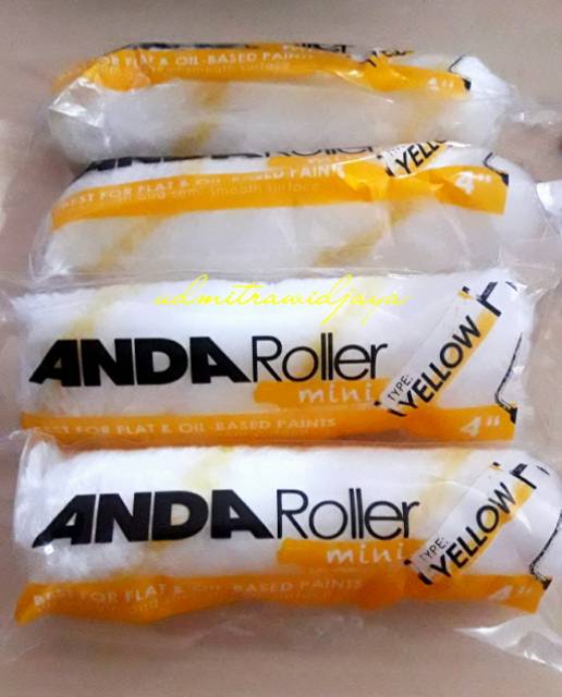 Refil kuas roll kecil 4&quot; ANDA