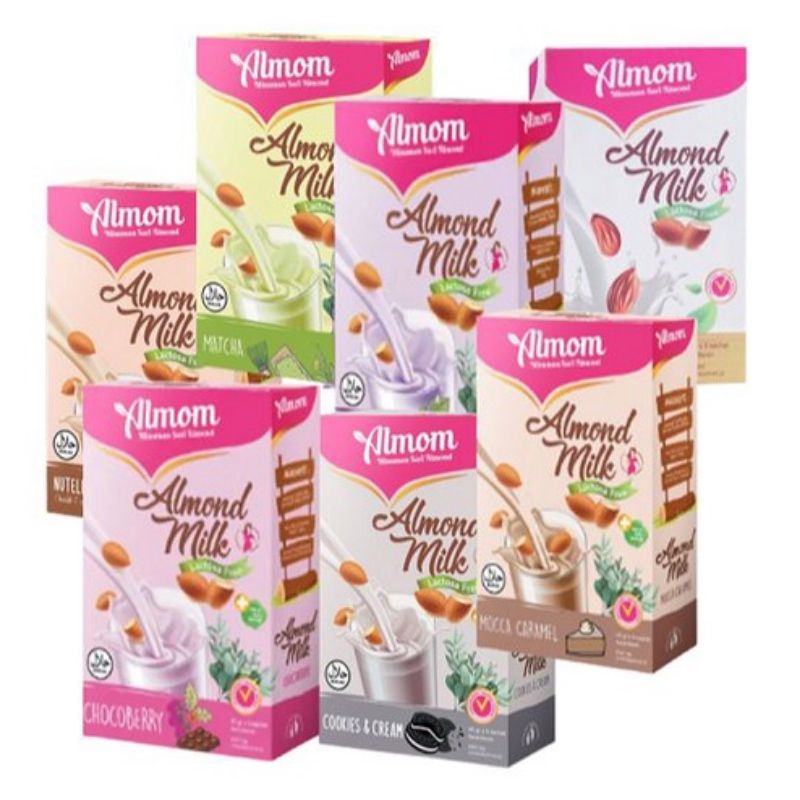 

Almom booster milk powder yummy pelancar asi booster 200 gram / susu almond calsimond