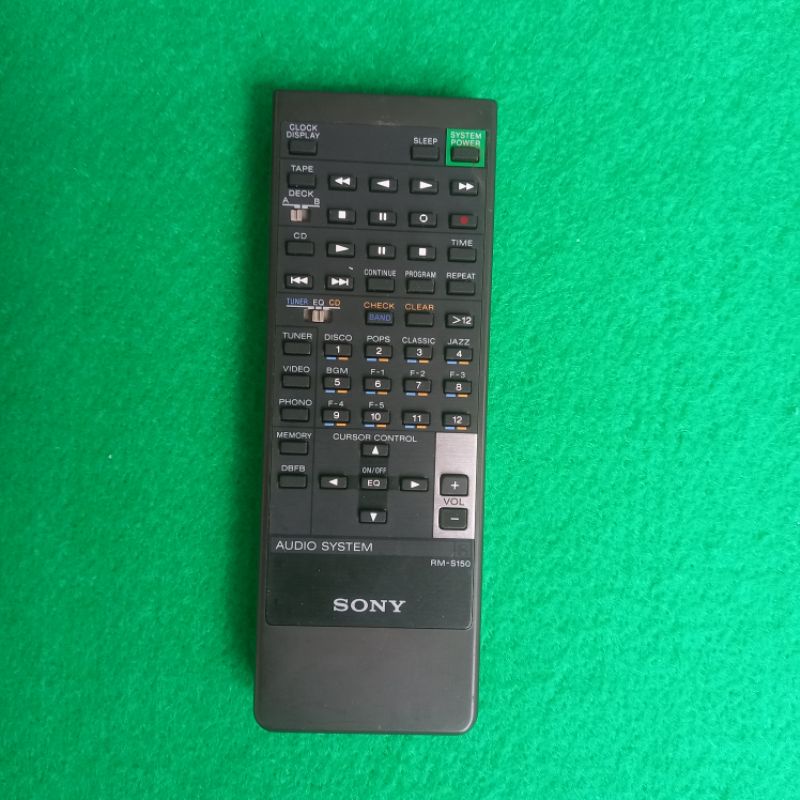 Remote Audio System SONY Tape Compo Original Asli . RM - S150 .