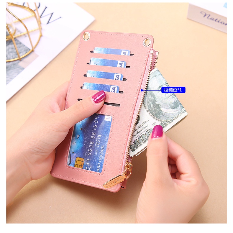 Tas Selempang Kulit Mini Wanita Dompet Cewek Tipis Tekstur Halus / Original Import /Jakarta COD - 359