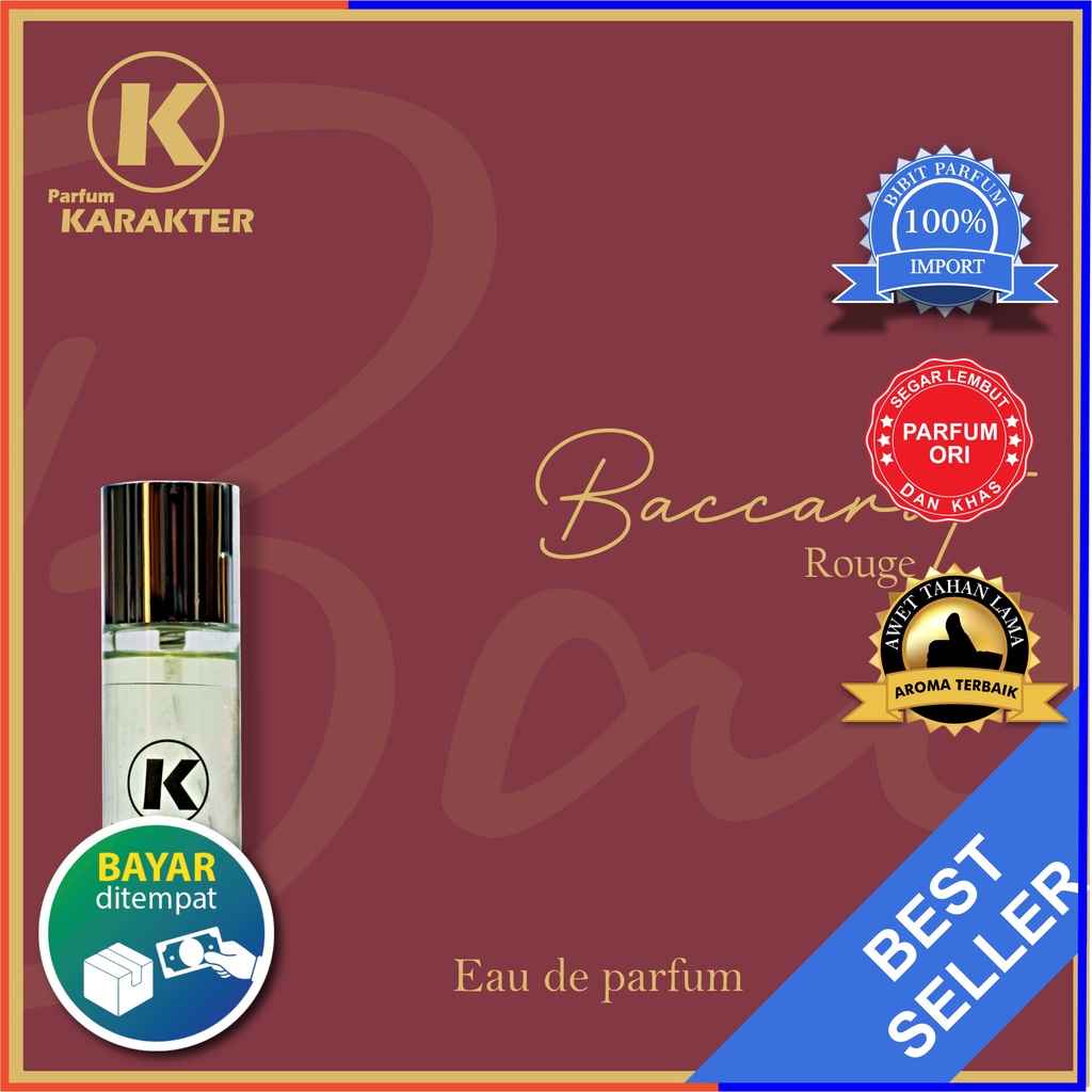 Parfum Aroma Baccarat  Bibit Parfum Import Wangi &amp; Tahan Lama  Kemasan 30ml | Bisa Cod