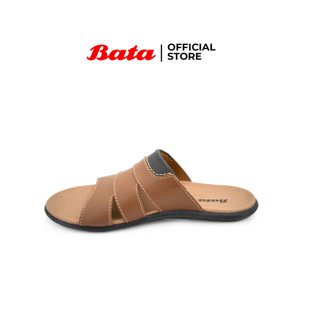 Bata Sandal Pria Skip Brown - 8714199