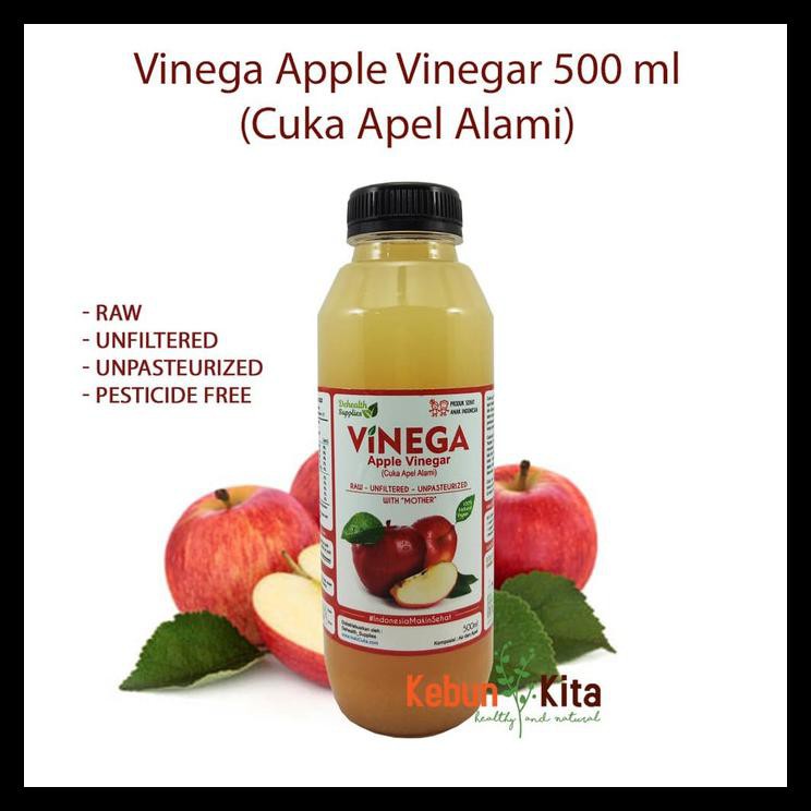 

Diskon Vinega Apple Cider Vinegar 500Ml With The Mother (Cuka Apel Vinega)